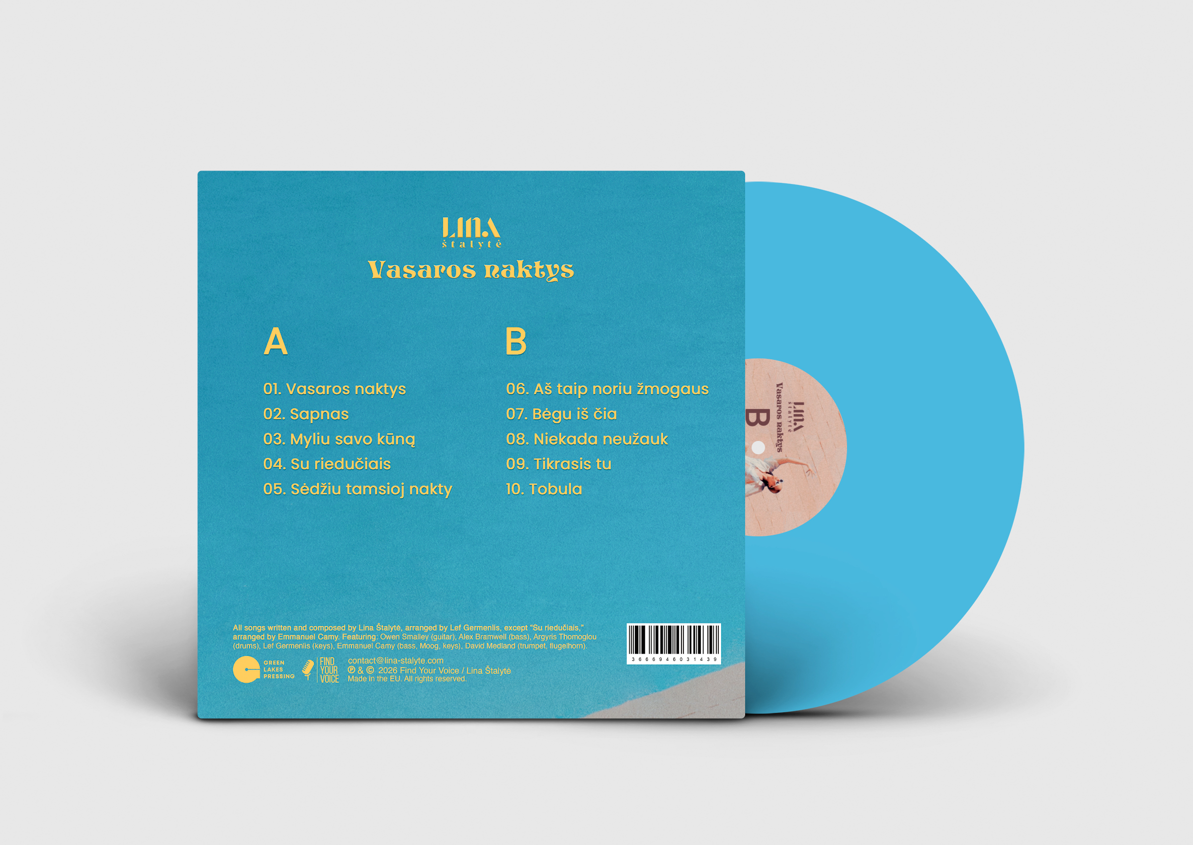 Vasaros Naktys – Vinilinė plokštelė - Image 2